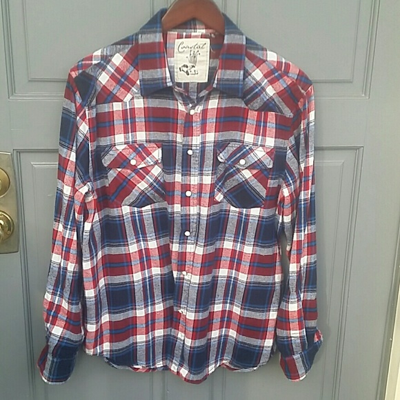 Coastal Tops - Coastal Button Down Flannel